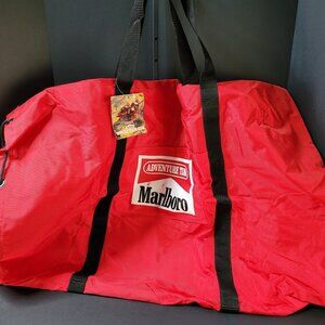 NWT Marlboro Adventure Team Extra Large Tote/Laundry/Camping Drawstring Bag